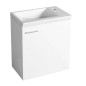 Aqualine Zoran - Lavabo 450x275 mm, trou pour robinet, blanc 4045