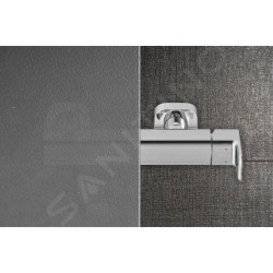Ravak Blix - Porte de douche en deux parties BLDP2-100, 970-1010 mm, blanc/verre Grape 0PVA0100ZG