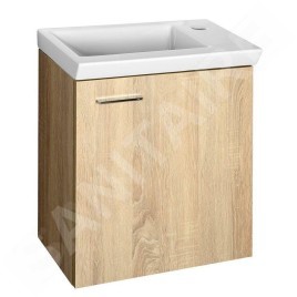 Aqualine Zoran - Lavabo 450x275 mm, trou pour robinet, blanc 4045