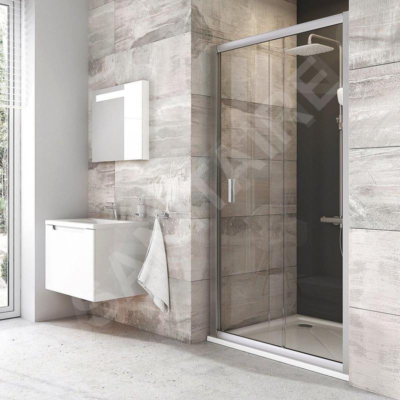 Ravak Blix - Porte de douche en deux parties BLDP2-100, 970-1010 mm, verre satiné/clair 0PVA0U00Z1 Ravak Blix - Porte de douche en deux parties BLDP2-100, 970-1010 mm, verre satiné/clair 0PVA0U00Z1