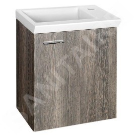 Aqualine Zoran - Lavabo 450x275 mm, trou pour robinet, blanc 4045