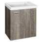 Aqualine Zoran - Lavabo 450x275 mm, trou pour robinet, blanc 4045