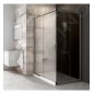 Ravak Blix - Porte de douche BLRV2K 100 cm, aluminium brillant/verre Grape 1XVA0C00ZG