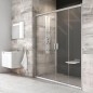 Ravak Blix - Porte de douche en quatre parties BLDP4-120, 1170-1210 mm, verre satiné/clair 0YVG0U00Z1