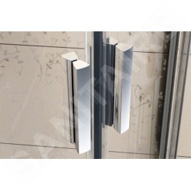 Ravak Blix - Porte de douche en quatre parties BLDP4-120, 1170-1210 mm, blanc/verre clair 0YVG0100Z1