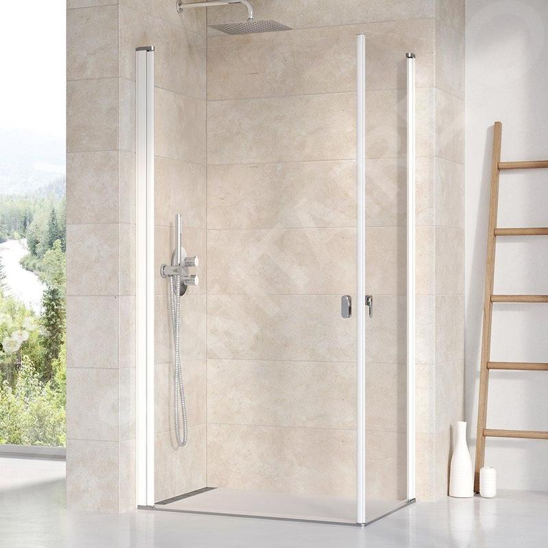 Ravak Chrome - Porte de douche CRV1-80, 780-800 mm, blanc/verre transparent 1QV40101Z1 Ravak Chrome - Porte de douche CRV1-80, 780-800 mm, blanc/verre transparent 1QV40101Z1