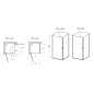 Ravak Chrome - Porte de douche CRV1-90, 880-900 mm, aluminium brillant/verre transparent 1QV70C01Z1 Ravak Chrome - Porte de douche CRV1-90, 880-900 mm, aluminium brillant/verre transparent 1QV70C01Z1