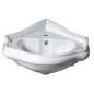 Sapho Kerasan Retro - Lavabo d’angle 575 x 580 mm, blanc 103201 Sapho Kerasan Retro - Lavabo d’angle 575 x 580 mm, blanc 103201