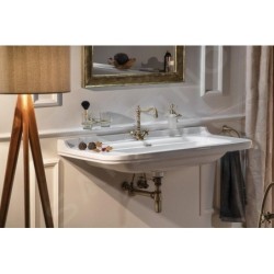Sapho Kerasan Waldorf - Lavabo céramique 1000x550 mm, blanc 4142K1