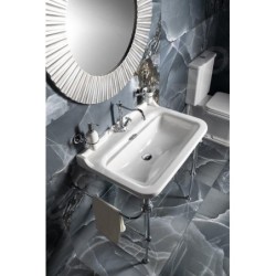 Sapho Kerasan Waldorf - Lavabo céramique 800x550 mm, blanc 4141K1