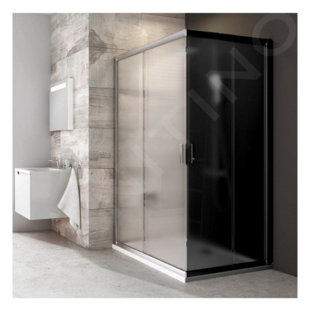 Ravak Blix - Porte de douche BLRV2K 80 cm, satin/verre Grape 1XV40U00ZG