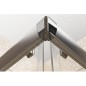 Ravak Blix - Porte de douche BLRV2K 80 cm, satin/verre Grape 1XV40U00ZG Ravak Blix - Porte de douche BLRV2K 80 cm, satin/verre Grape 1XV40U00ZG