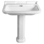 Sapho Kerasan Waldorf - Lavabo céramique 800x550 mm, blanc 4141K1