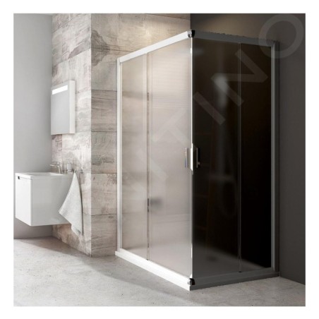 Ravak Blix - Porte de douche BLRV2K 120 cm, blanc/verre Grape 1XVG0100ZG