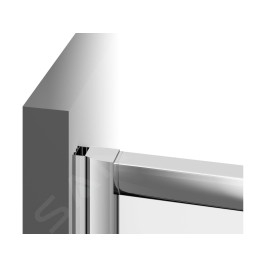 Ravak Blix - Porte de douche BLRV2K 120 cm, verre satiné/transparent 1XVG0U00Z1
