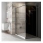 Ravak Blix - Porte de douche BLRV2K 110 cm, aluminium brillant/verre transparent 1XVD0C00Z1