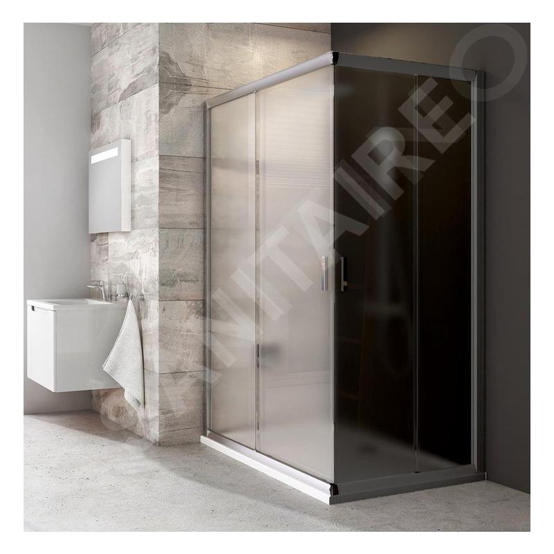Ravak Blix - Porte de douche BLRV2K 110 cm, satin/verre Grape 1XVD0U00ZG Ravak Blix - Porte de douche BLRV2K 110 cm, satin/verre Grape 1XVD0U00ZG