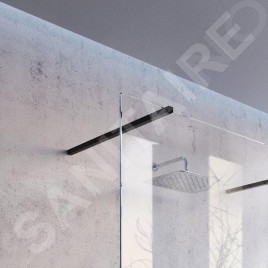 Ravak Walk-In - Cabine de douche Walk-In Corner 120/80, 1200x800 mm, noir/verre clair GW1CG4300Z1