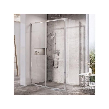Ravak Blix - Paroi de douche BLSPS-80, 785-800 mm, aluminium brillant/verre clair X9BM40C00Z1