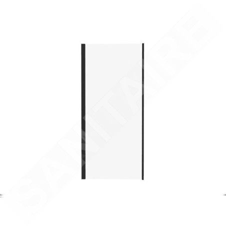 Ravak Pivot - Paroi de douche PPS-100, 970-995 mm, noir/verre clair 90GA0300Z1