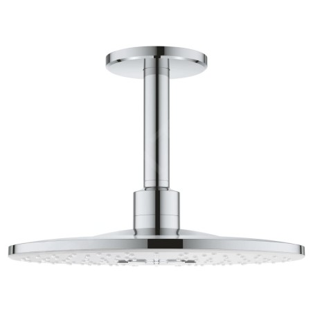 Grohe Rainshower SmartActive - Douche de tête 310, bras de douche 142 mm, 2 jets, blanc lunaire 26477LS0