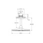Grohe Rainshower SmartActive - Douche de tête 310, bras de douche 142 mm, 2 jets, blanc lunaire 26477LS0 Grohe Rainshower SmartActive - Douche de tête 310, bras de douche 142 mm, 2 jets, blanc lunaire 26477LS0