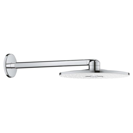 Grohe Rainshower SmartActive - Douche de tête 310, bras de douche 430 mm, 2 jets, blanc lunaire 26475LS0