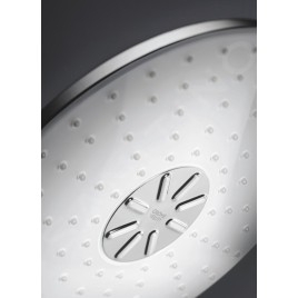 Grohe Rainshower SmartActive - Douche de tête 310, bras de douche 430 mm, 2 jets, blanc lunaire 26475LS0