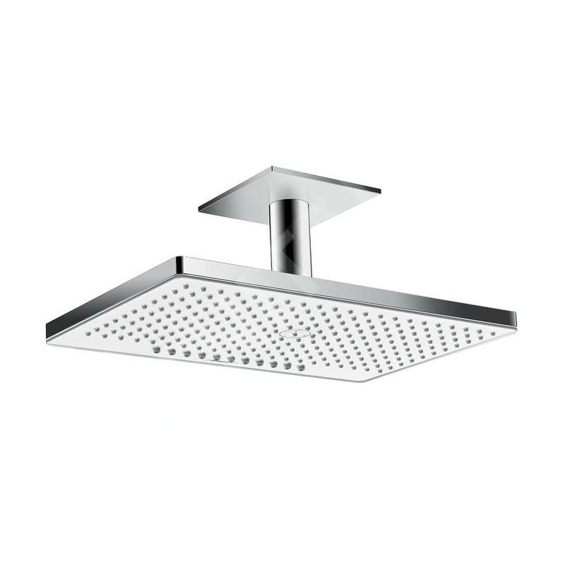 Hansgrohe Rainmaker Select - Douche de tête 460, 2 jets EcoSmart 9l/min, bras de douche 100 mm, blanc/chrome 24014400 Hansgrohe Rainmaker Select - Douche de tête 460, 2 jets EcoSmart 9l/min, bras de douche 100 mm, blanc/chrome 24014400