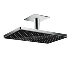 Hansgrohe Rainmaker Select - Douche de tête 460, bras de douche 100 mm, noir/chrome 24002600