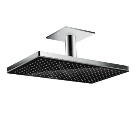 Hansgrohe Rainmaker Select - Douche de tête 460, bras de douche 100 mm, noir/chrome 24002600