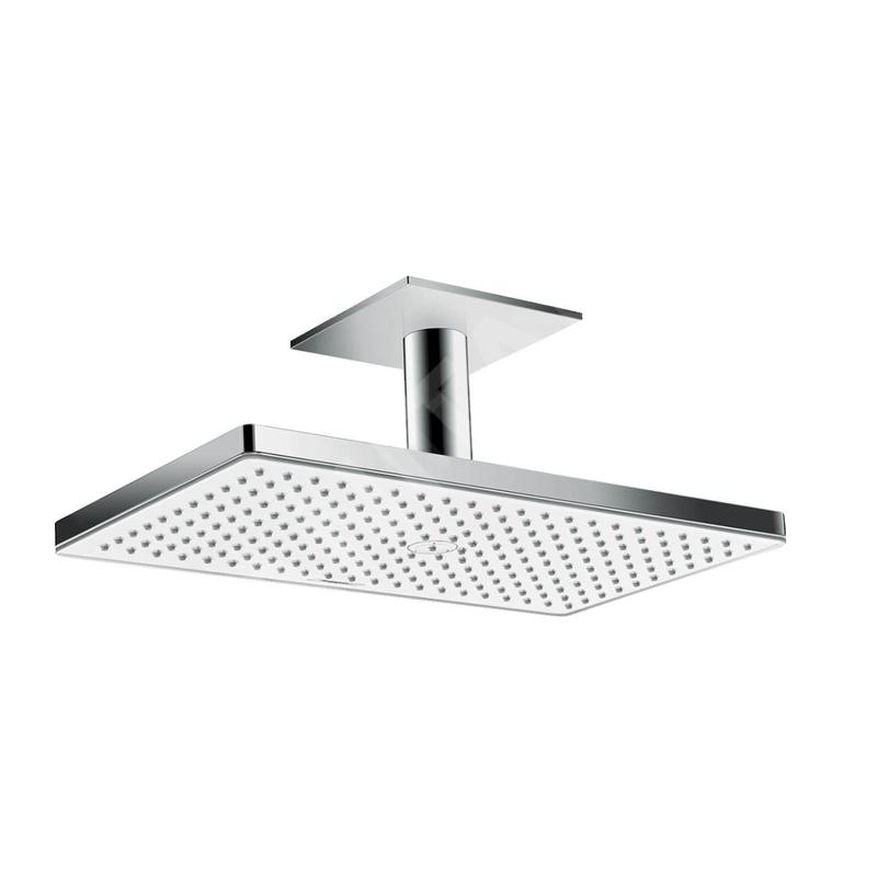 Hansgrohe Rainmaker Select - Douche de tête 460, bras de douche 100 mm, blanc/chrome 24002400 Hansgrohe Rainmaker Select - Douche de tête 460, bras de douche 100 mm, blanc/chrome 24002400