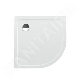 Laufen Platina - Receveur de douche avec pastilles anti-bruit, 900x900 mm, blanc H2150080000401