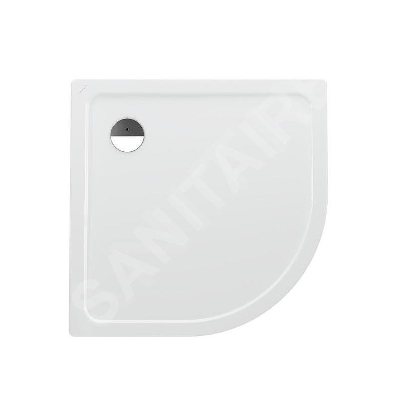 Laufen Platina - Receveur de douche avec pastilles anti-bruit, 900x900 mm, blanc H2150080000401