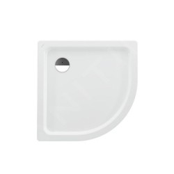 Laufen Platina - Receveur de douche avec pastilles anti-bruit, 900x900 mm, antislip, blanc H2150186000401