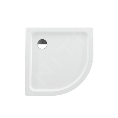 Laufen Platina - Receveur de douche avec pastilles anti-bruit, 900x900 mm, antislip, blanc H2150186000401