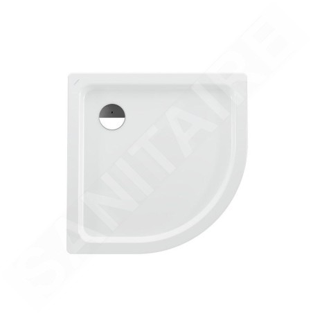 Laufen Platina - Receveur de douche avec pastilles anti-bruit, 900x900 mm, blanc H2150180000401