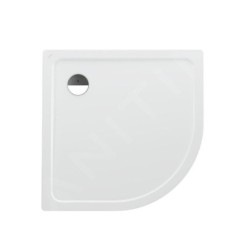 Laufen Platina - Receveur de douche avec pastilles anti-bruit, 1000x1000 mm, antislip, blanc H2150096000401