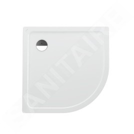 Laufen Platina - Receveur de douche avec pastilles anti-bruit, 1000x1000 mm, blanc H2150090000401