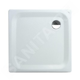 Laufen Platina - Receveur de douche avec pastilles anti-bruit, 900x900 mm, blanc H2150020000401