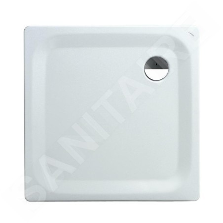 Laufen Platina - Receveur de douche avec pastilles anti-bruit, 900x900 mm, blanc H2150020000401