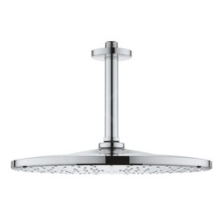 Grohe Rainshower - Douche de tête 310 Mono, 1 jet, bras de douche de plafond 142 mm, chrome 26559000