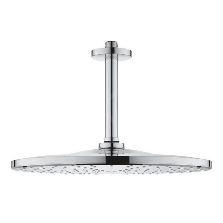Grohe Rainshower - Douche de tête 310 Mono, 1 jet, bras de douche de plafond 142 mm, chrome 26559000