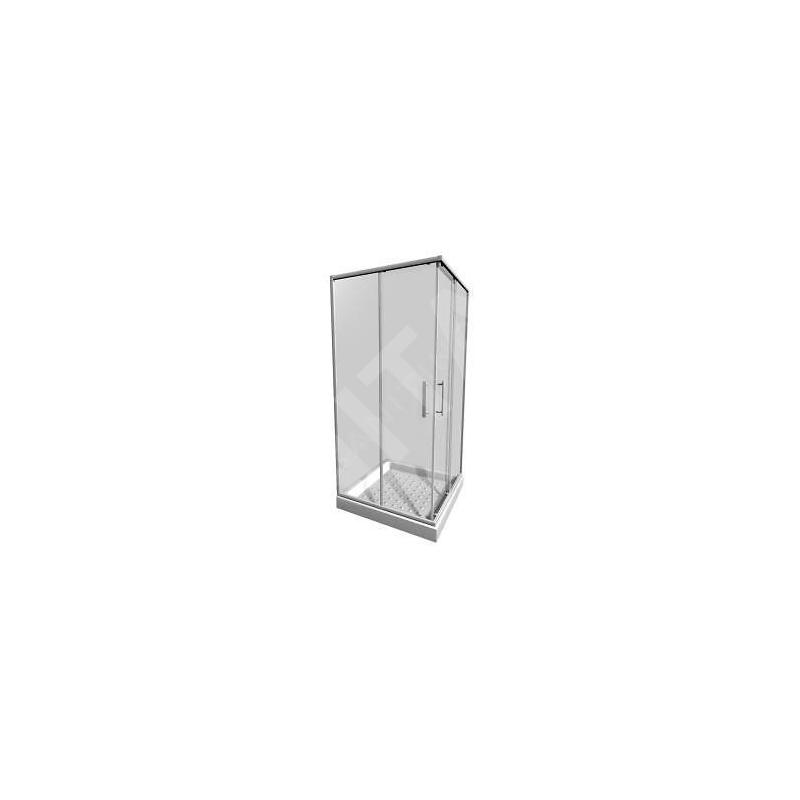 Jika Lyra plus - Cabine de douche 780-800x780-800 mm, blanc/verre transparent H2513810006681
