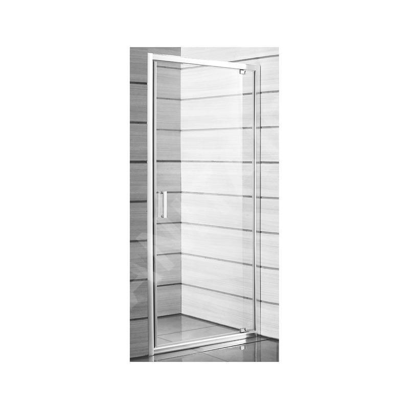 Jika Lyra plus - Porte de douche pivotante G/D, 900x1900, blanc/verre transparent H2543820006681 Jika Lyra plus - Porte de douche pivotante G/D, 900x1900, blanc/verre transparent H2543820006681