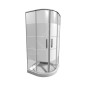 Jika Lyra plus - Cabine de douche quart de rond 900x900 mm, Jika Perla Glass, blanc/verre transparent H2533820006681 Jika Lyra plus - Cabine de douche quart de rond 900x900 mm, Jika Perla Glass, blanc/verre transparent H2533820006681