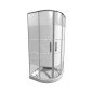 Jika Lyra plus - Paroi de douche 800x800 mm, Jika Perla Glass, blanc/verre transparent H2533810006681 Jika Lyra plus - Paroi de douche 800x800 mm, Jika Perla Glass, blanc/verre transparent H2533810006681